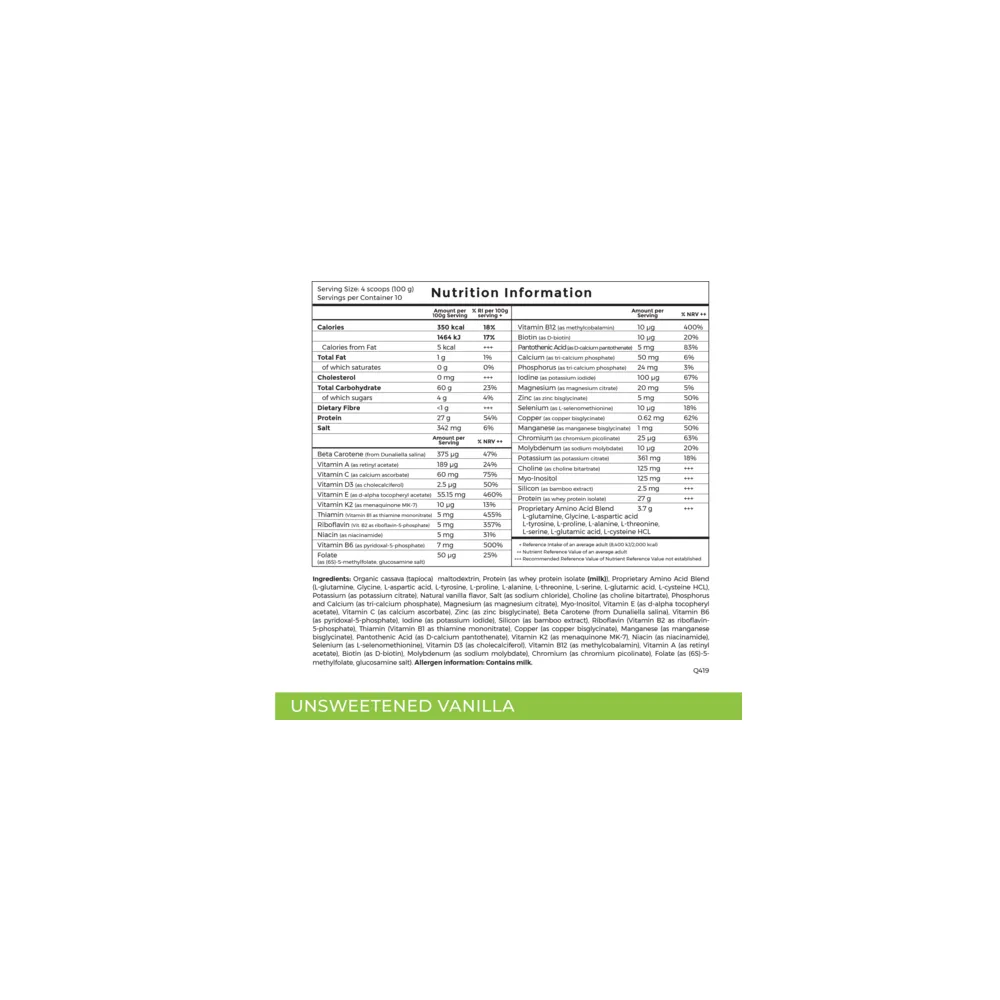 Absorb Element+ Unsweetened Vanilla – 1kg | Imix Nutrition