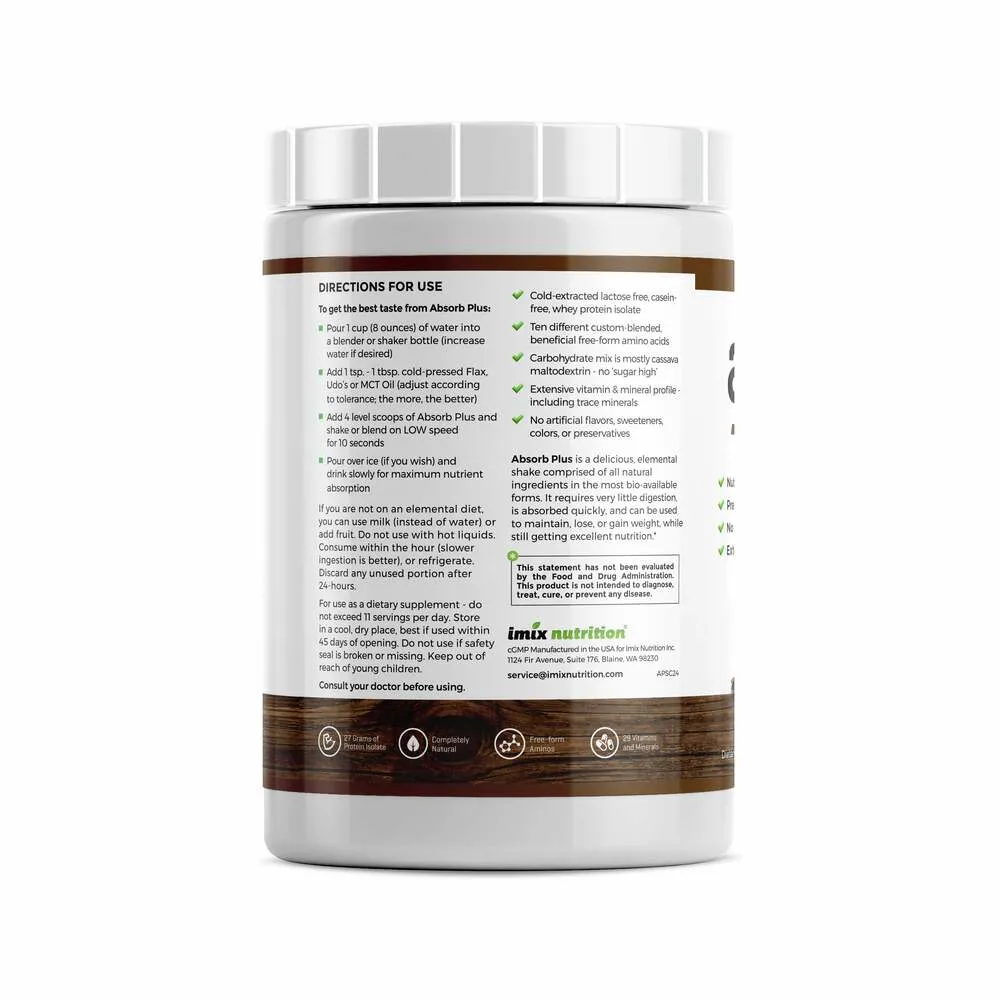 Absorb Plus Simply Chocolate - 1kg | Imix Nutrition