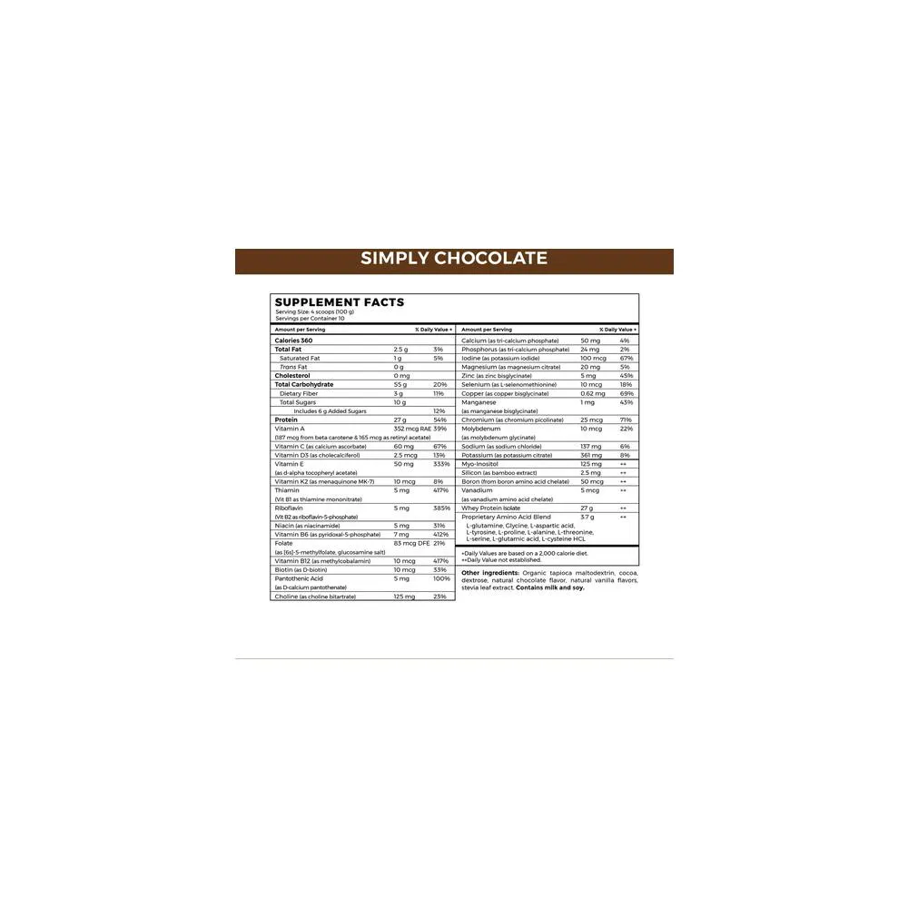 Absorb Plus Simply Chocolate - 1kg | Imix Nutrition