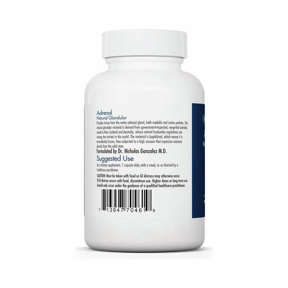 Adrenal Natural Glandular 100mg - 150 Capsules | Allergy Research Group