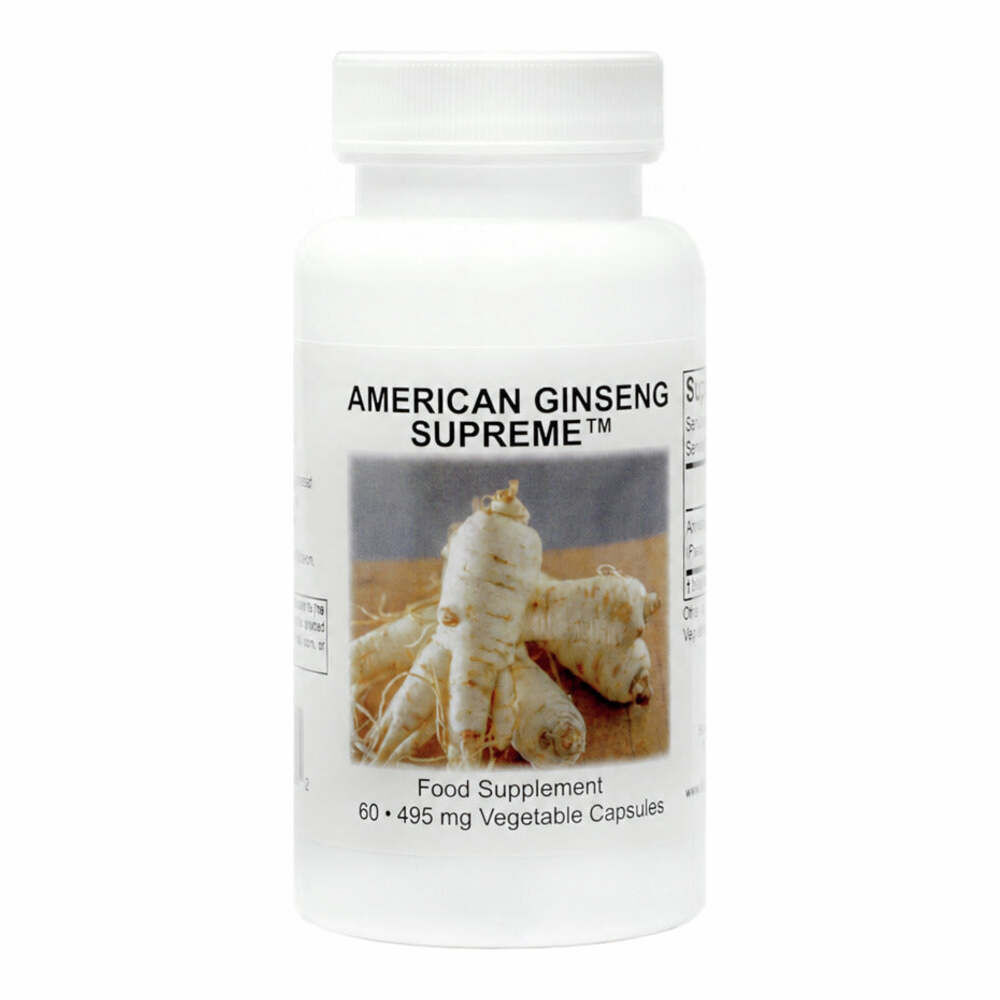 American Ginseng Supreme - 60 Capsules | Supreme Nutrition Products