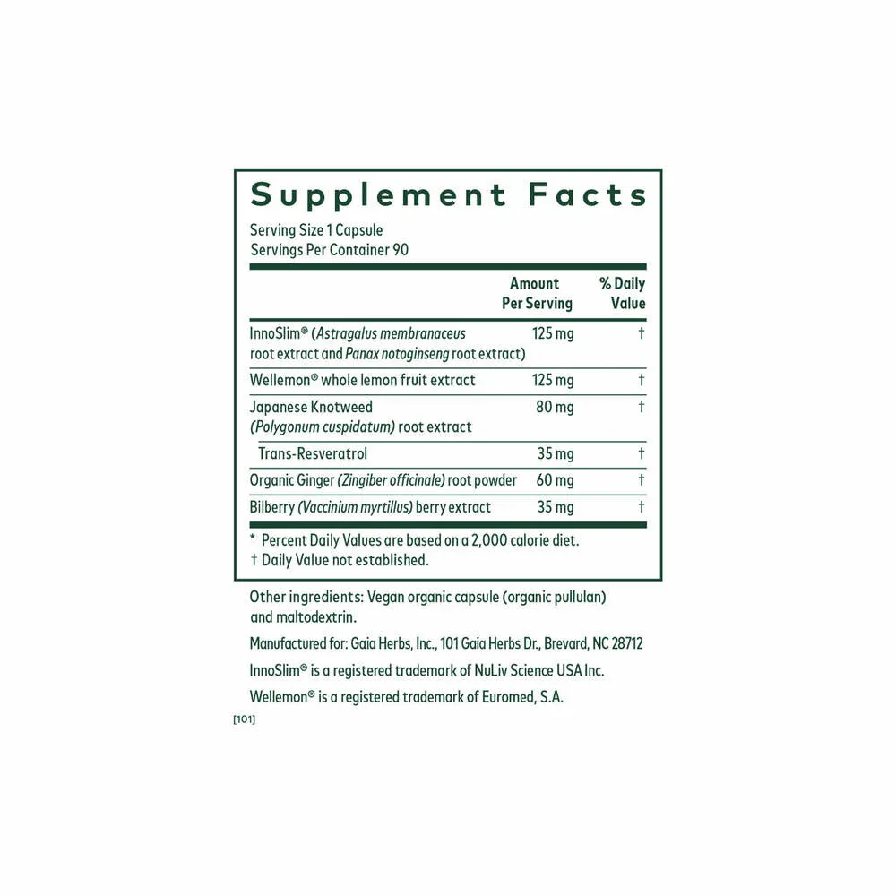 AMPK Activator - 90 Capsules | Gaia Herbs