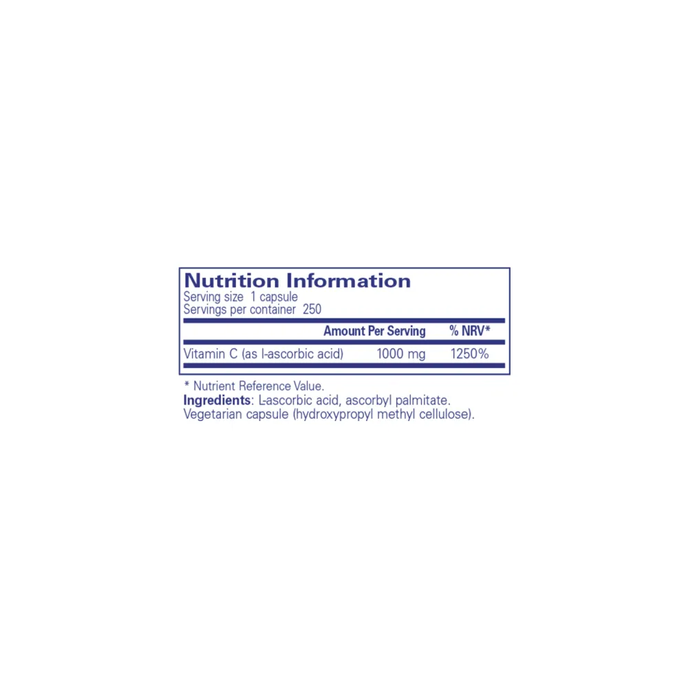 Ascorbic Acid - 250 Capsules | Pure Encapsulations