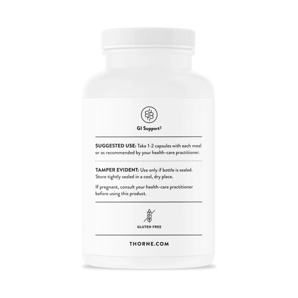 B.P.P. Digestive Enzymes (Betaine, Pepsin, Pancreatin) - 180 Capsules | Thorne