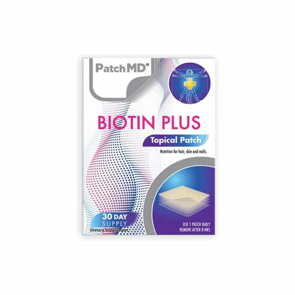Biotin Plus Topical Patch - 30 Patches | PatchMD