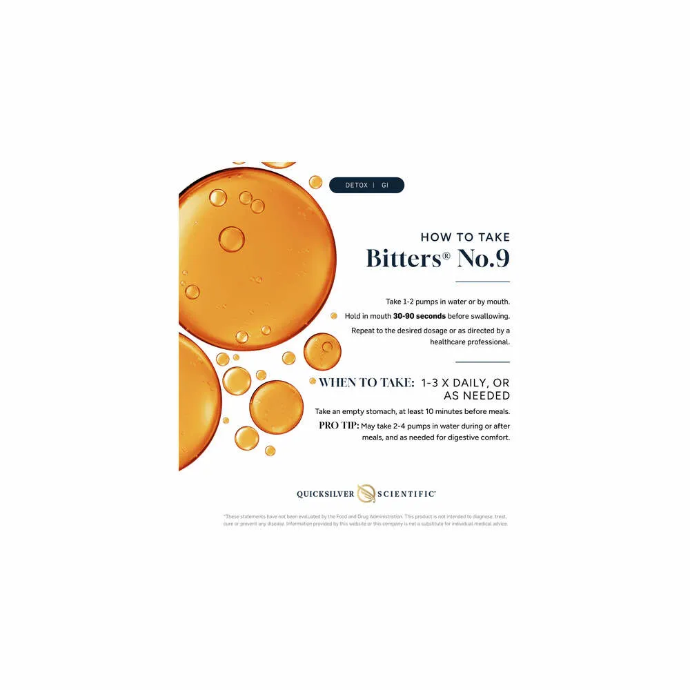 Bitters No.9  - 50ml | Quicksilver Scientific