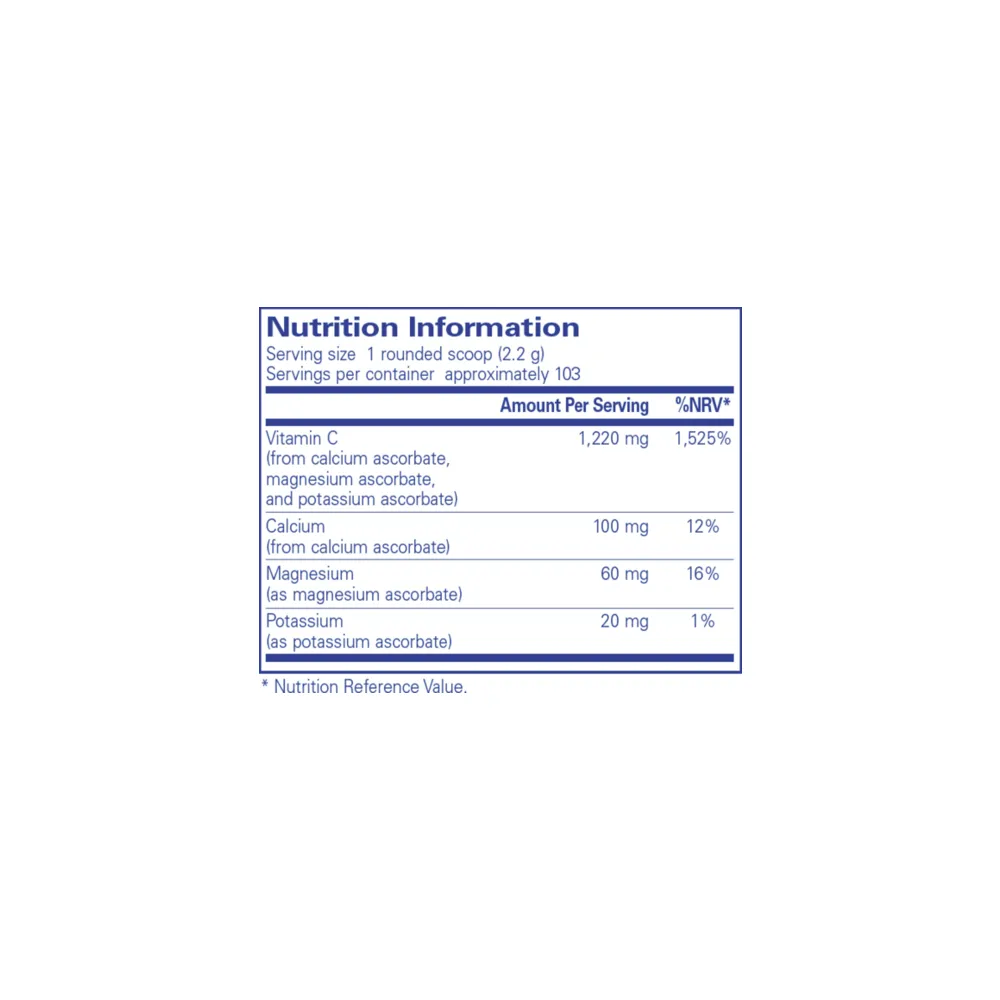 Buffered Ascorbic Acid Powder - 227g | Pure Encapsulations