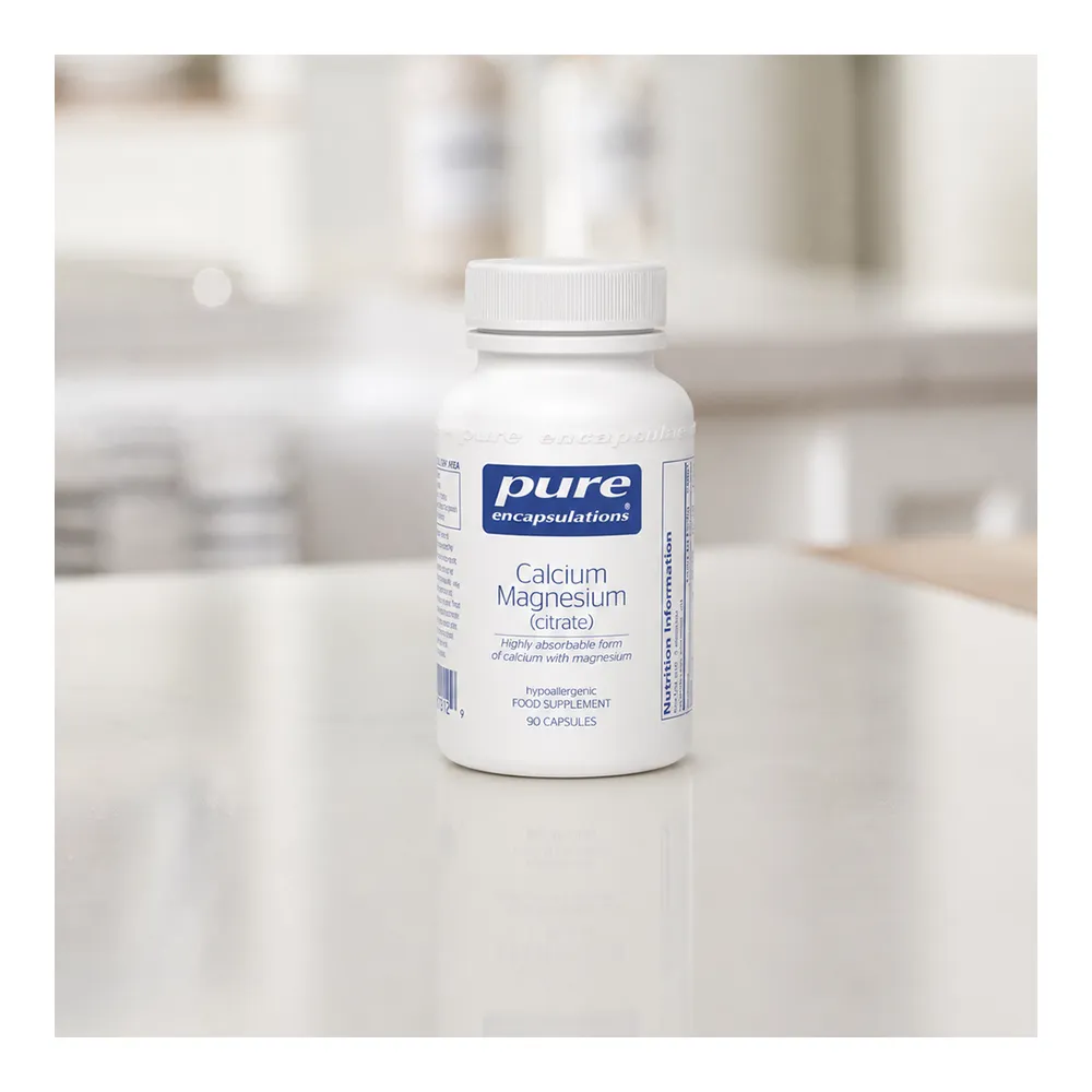 Calcium Magnesium (citrate) - 90 Capsules | Pure Encapsulations