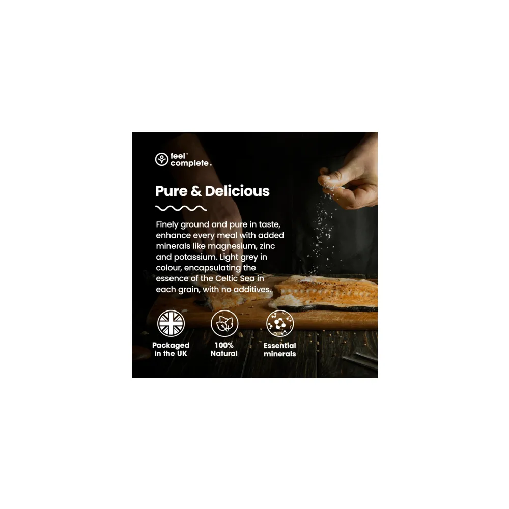 Celtic Sea Salt - Fine & Dry -  400g | Feel Complete