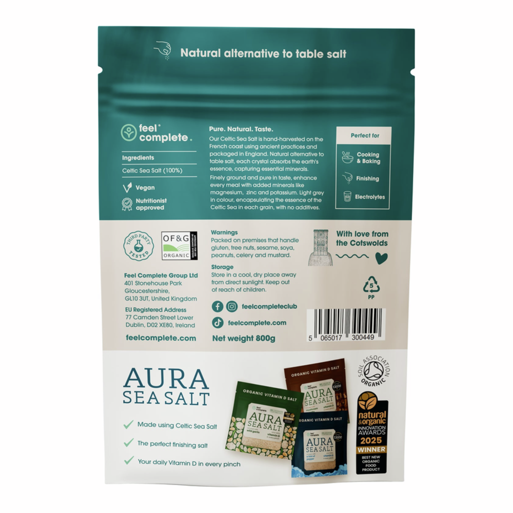 Celtic Sea Salt - Ultra Fine & Dry - 400g | Feel Complete