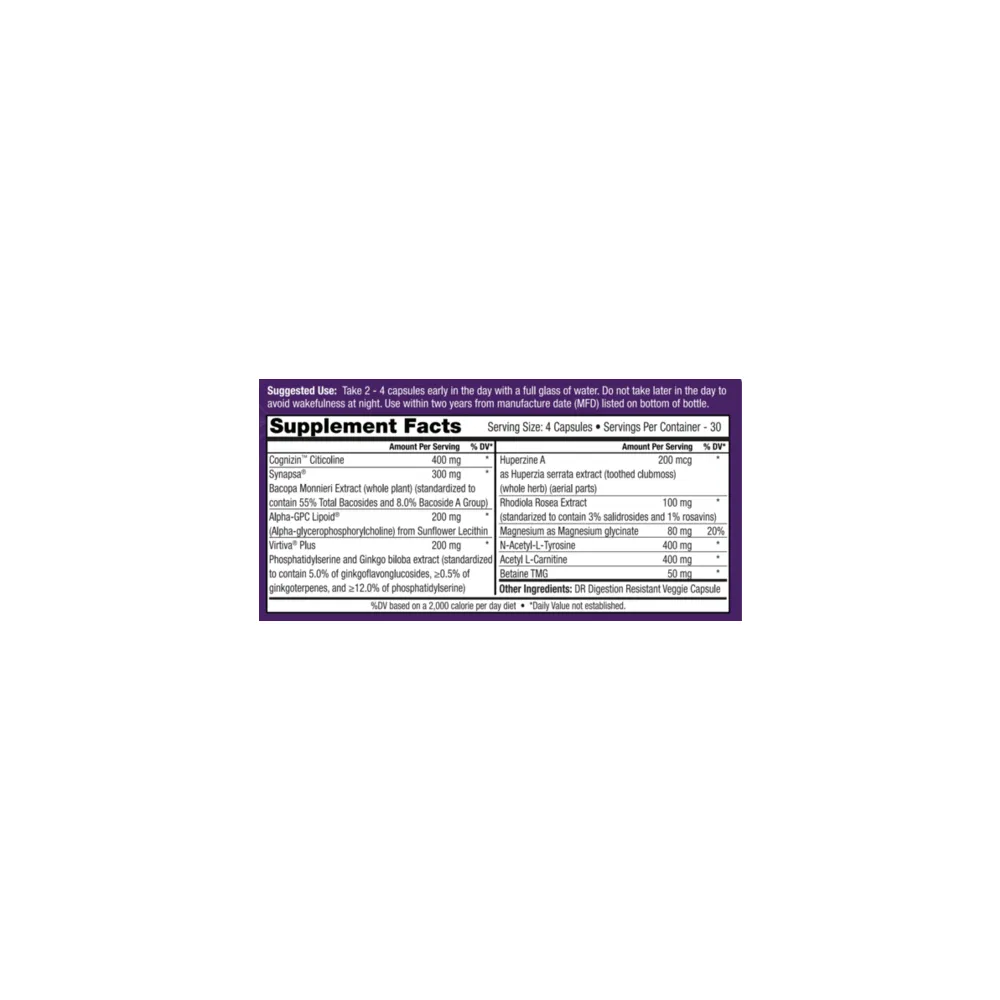 CogniActive - 120 Capsules | Mother Earth Labs