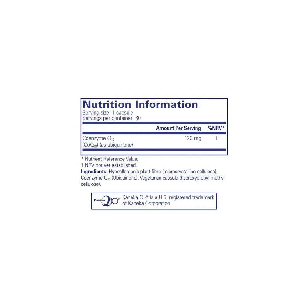 CoQ10 120mg - 60 Capsules | Pure Encapsulations