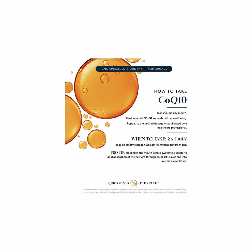 CoQ10 - 50ml | Quicksilver Scientific