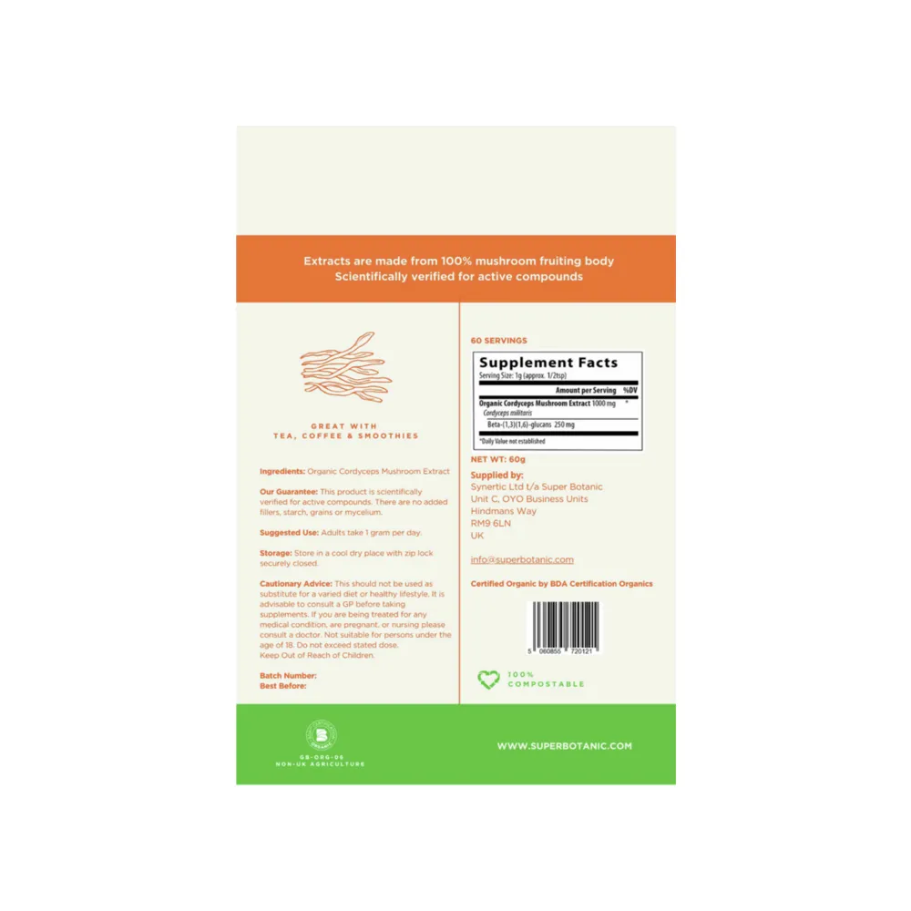 Cordyceps - 60g | Super Botanic