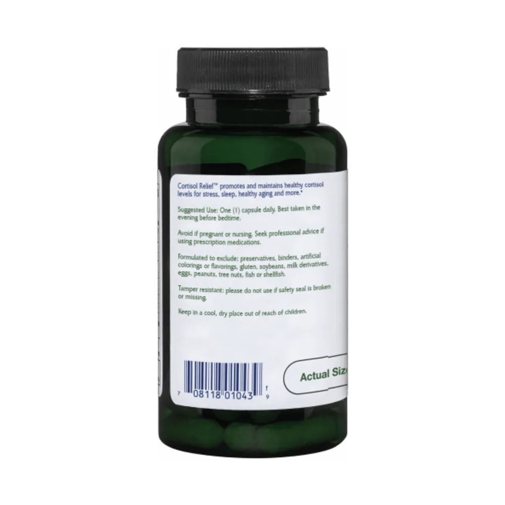 Cortisol Relief - 60 Capsules | Vitanica