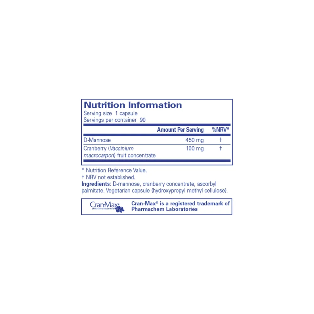 Cranberry / d-Mannose - 90 Capsules | Pure Encapsulations