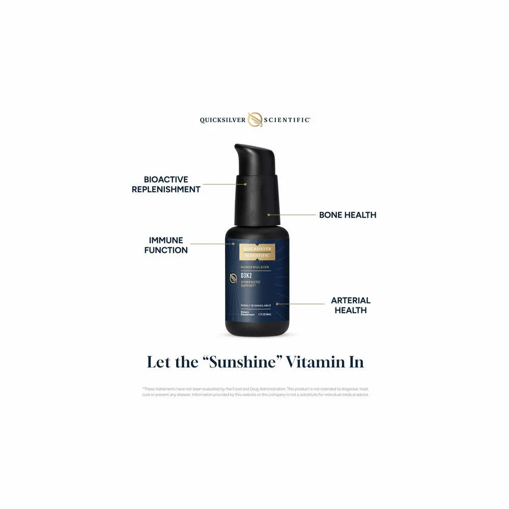 D3K2 - 50ml | Quicksilver Scientific
