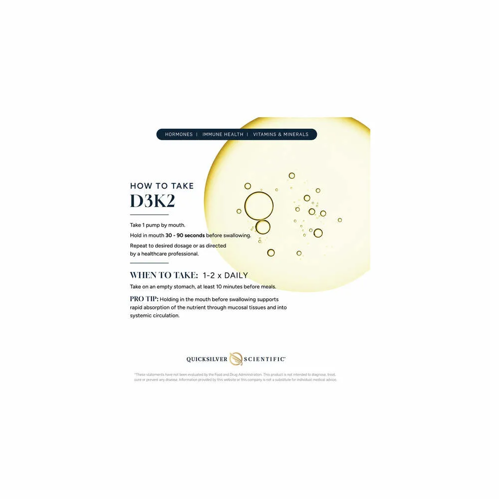 D3K2 - 50ml | Quicksilver Scientific