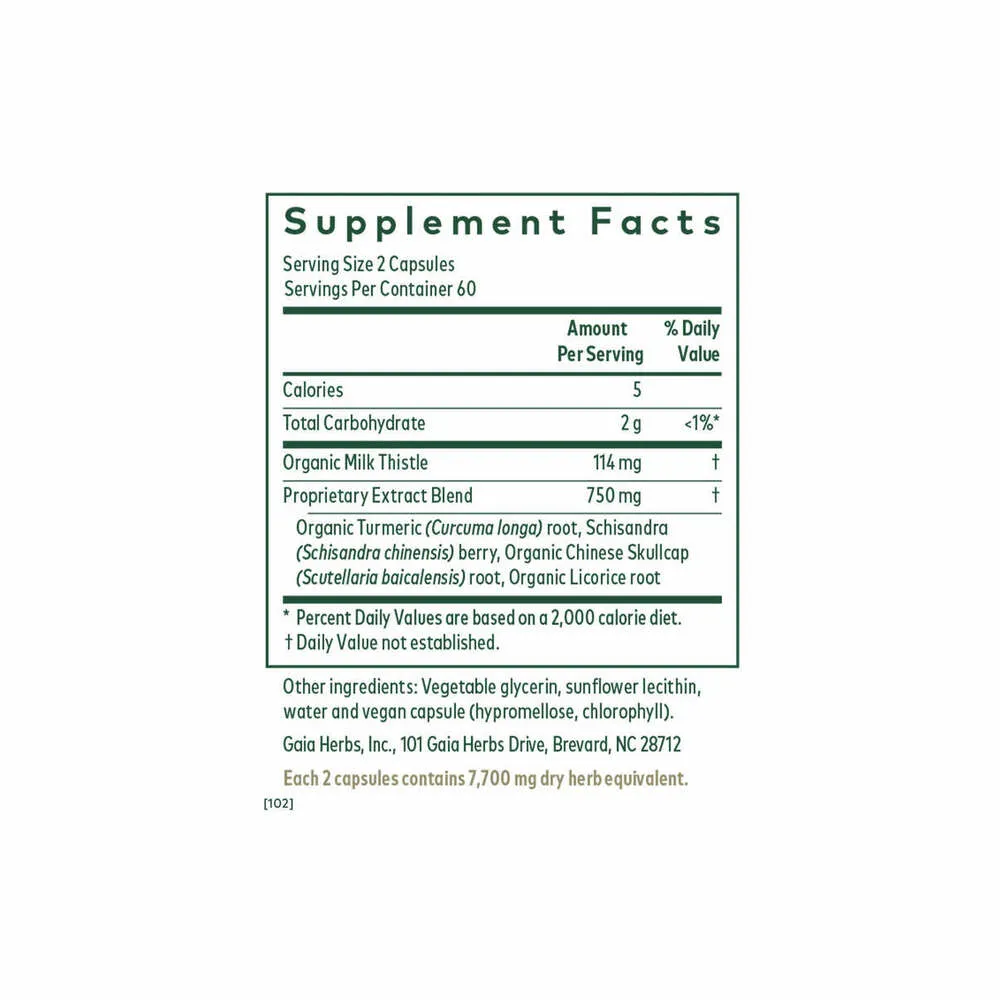 Daily Liver Pro - 120 Liquid Phyto-Caps | Gaia Herbs