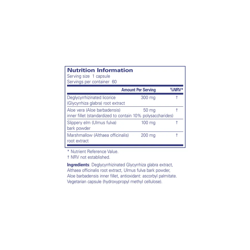 DGL Plus - 60 Capsules | Pure Encapsulations