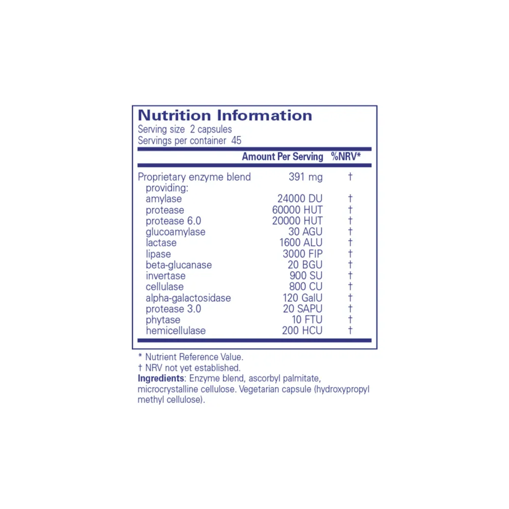 Digestive Enzymes Ultra - 90 Capsules | Pure Encapsulations