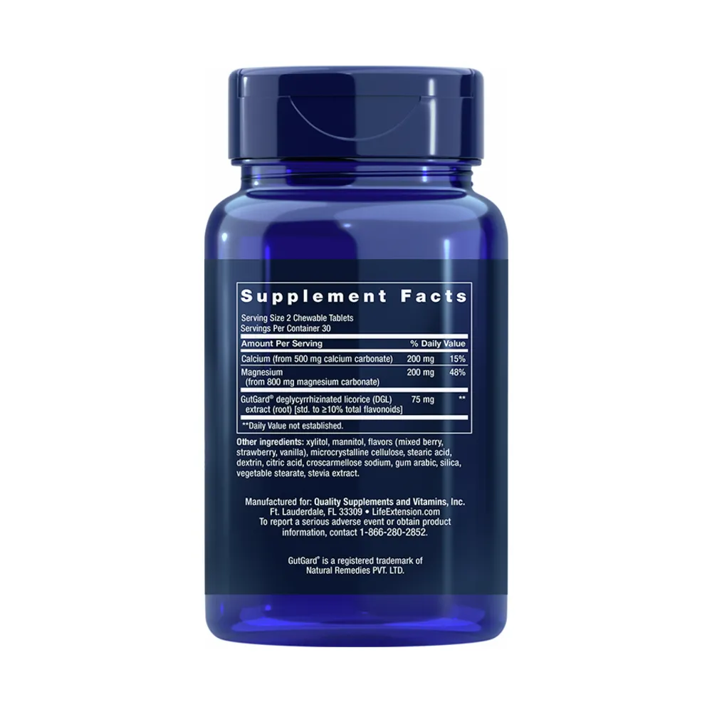 EsophaCool - 60 Chewable Tablets | Life Extension