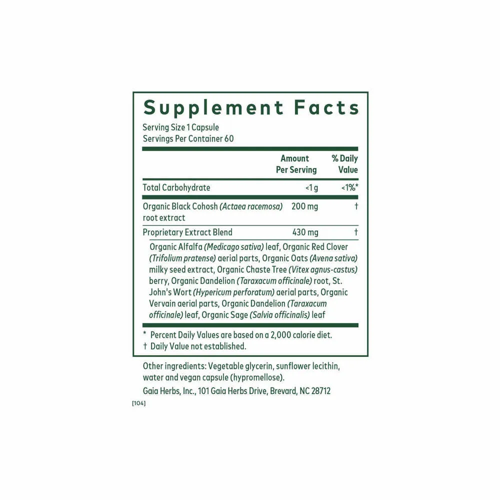Female Support Formula - 60 Liquid Phyto-Caps | Gaia Herbs
