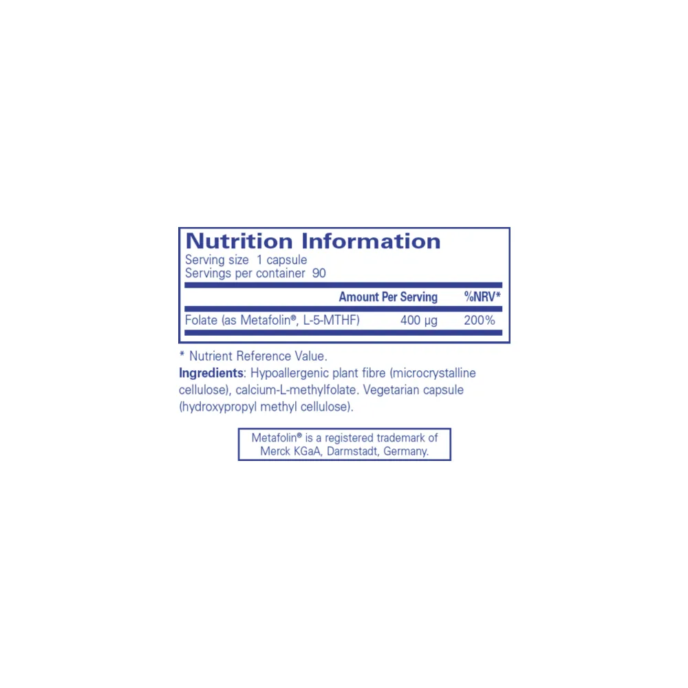 Folate 400 - 90 Capsules | Pure Encapsulations