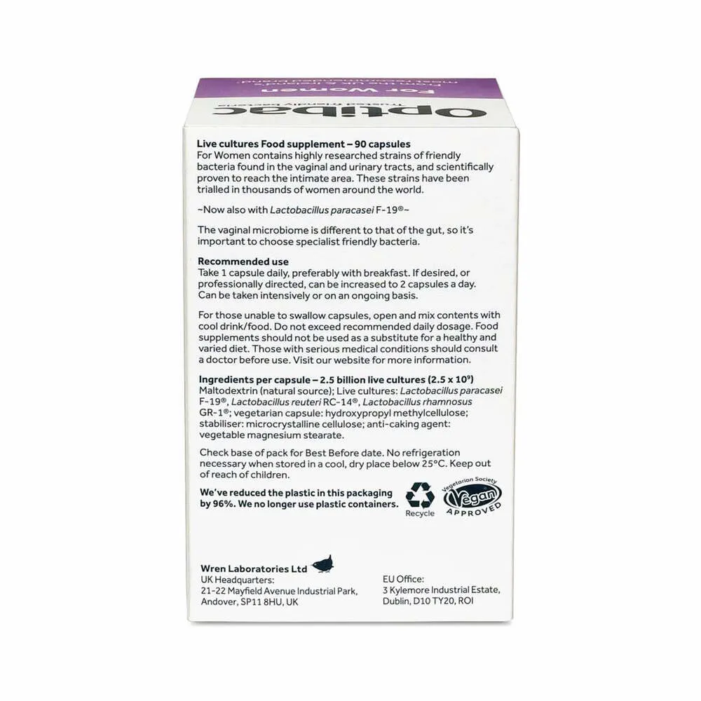 For Women - 90 Capsules | Optibac