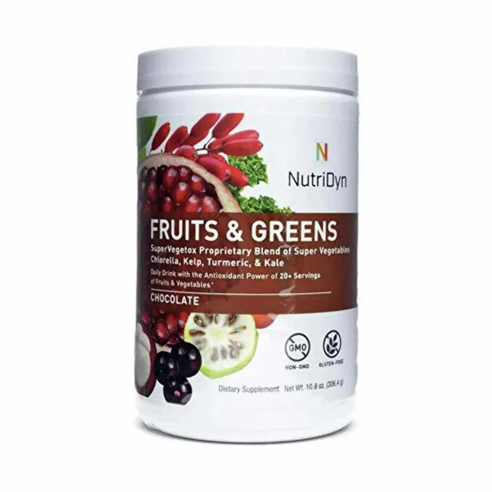 Fruits and Greens (Chocolate Flavour) - 27 Servings | NutriDyn