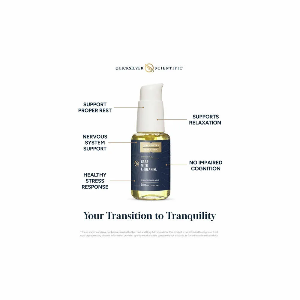 GABA + L-Theanine - 50ml | Quicksilver Scientific