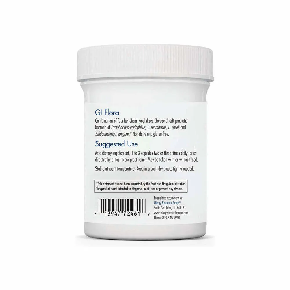GI Flora - 90 Capsules | Allergy Research Group