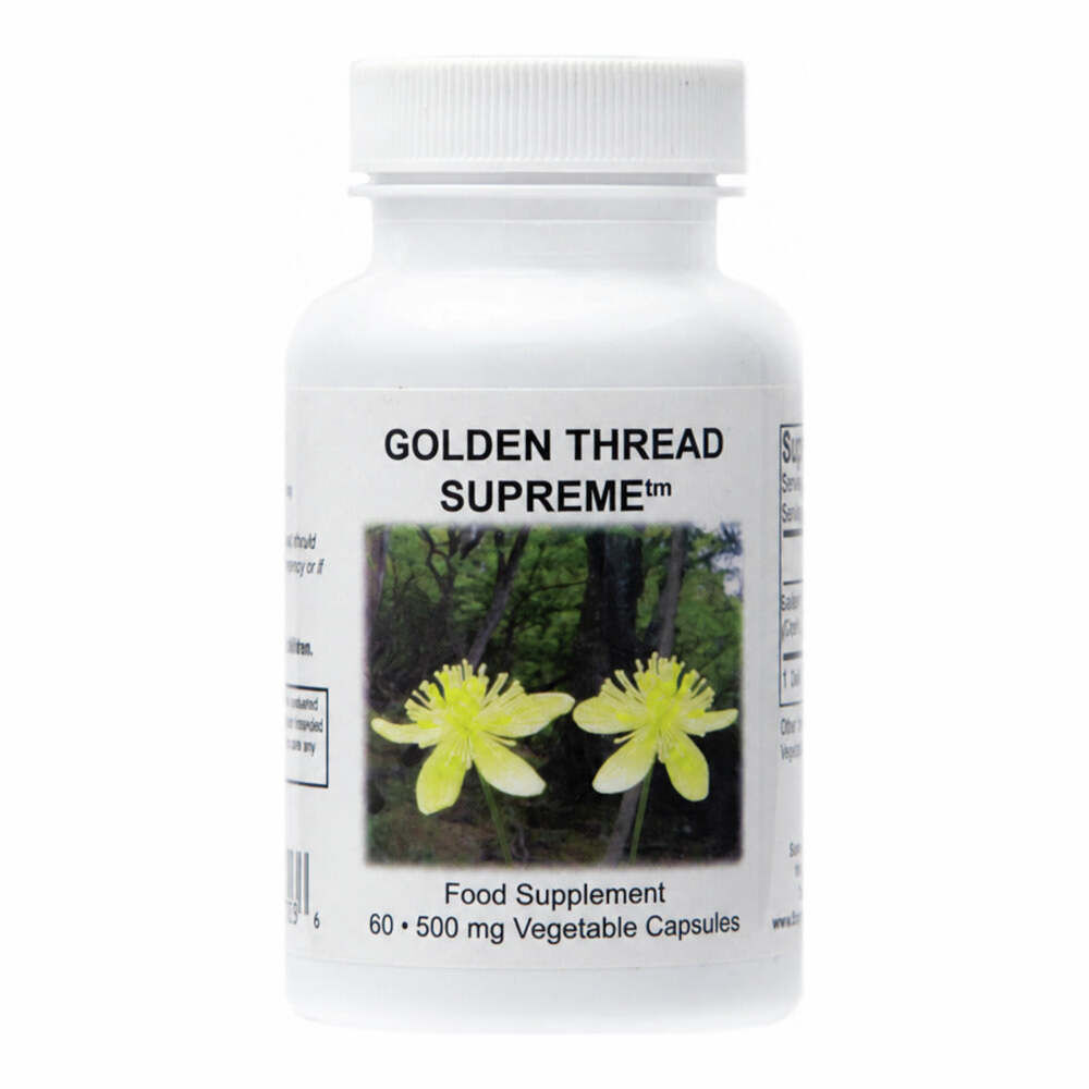 Golden Thread Supreme (Coptis chinensis) - 60 Capsules | Supreme Nutrition Products