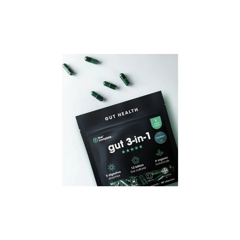 Gut 3-in-1 - 60 Capsules | Feel Complete
