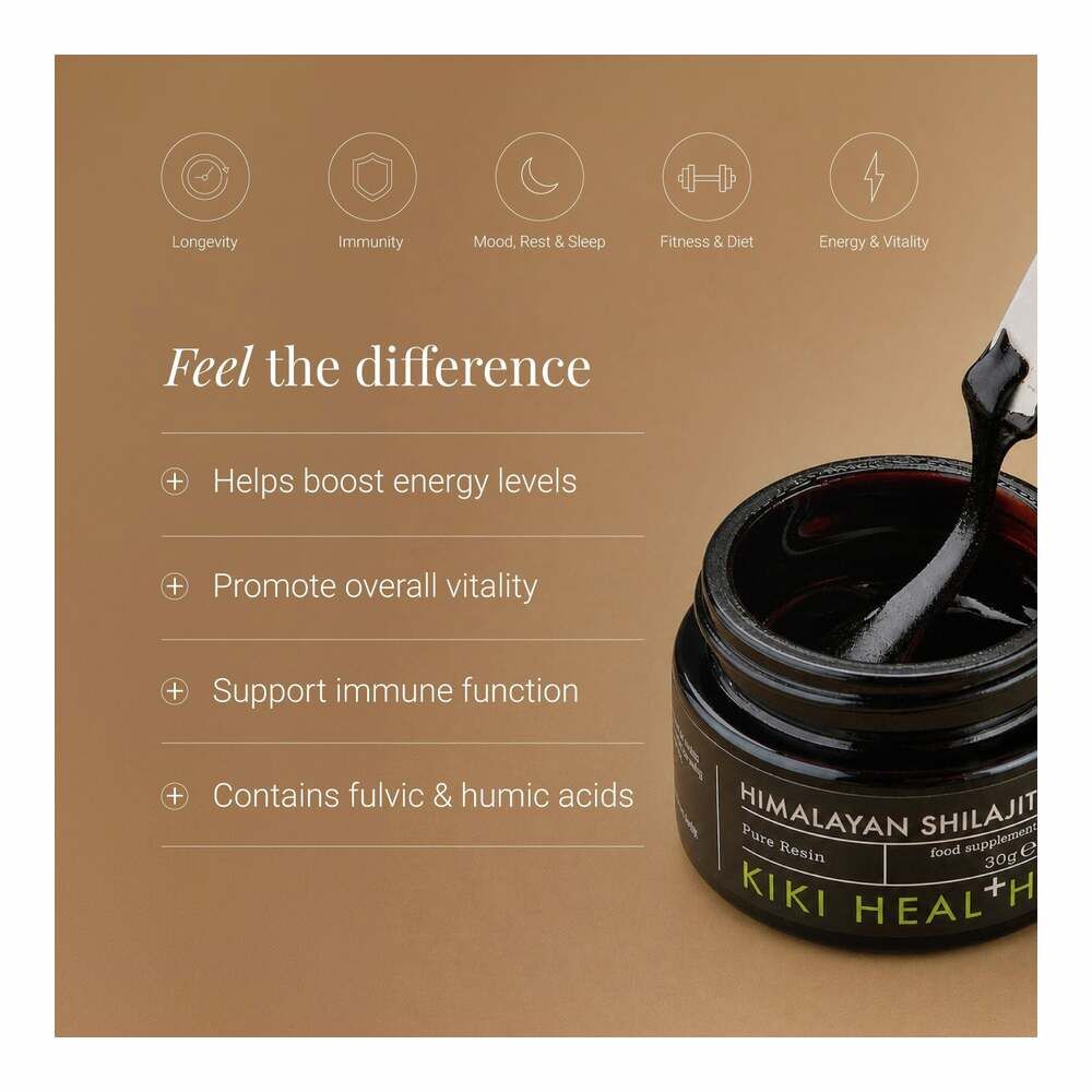 Himalayan Shilajit Resin - 30g | KIKI Health