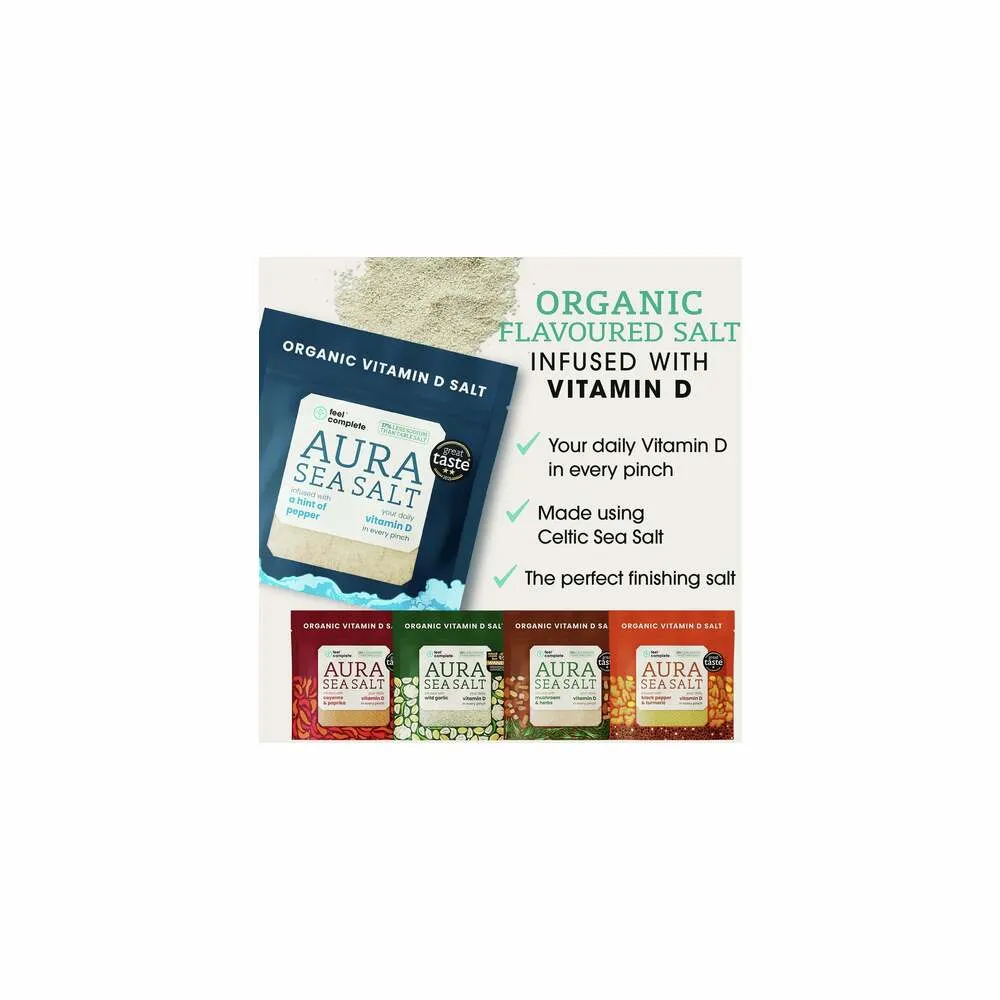 Aura Sea Salt - Hint of Pepper - 80g | Feel Complete