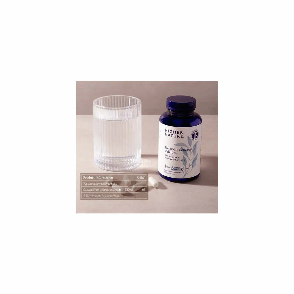 Icelandic Seaweed Calcium - 60 Capsules | Higher Nature