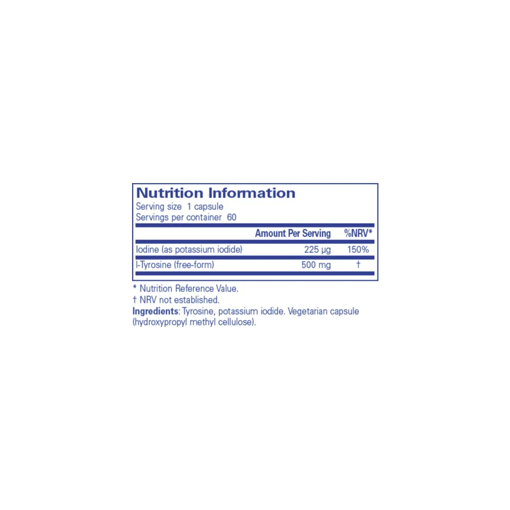 Iodine & Tyrosine - 60 Capsules | Pure Encapsulations