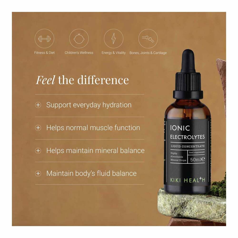 Ionic Electrolytes Liquid Concentrate - 50ml | KIKI Health