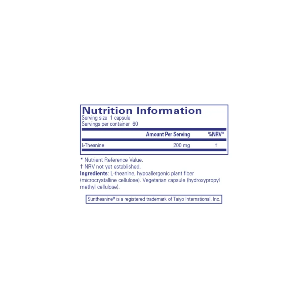 l-Theanine -  60 Capsules | Pure Encapsulations