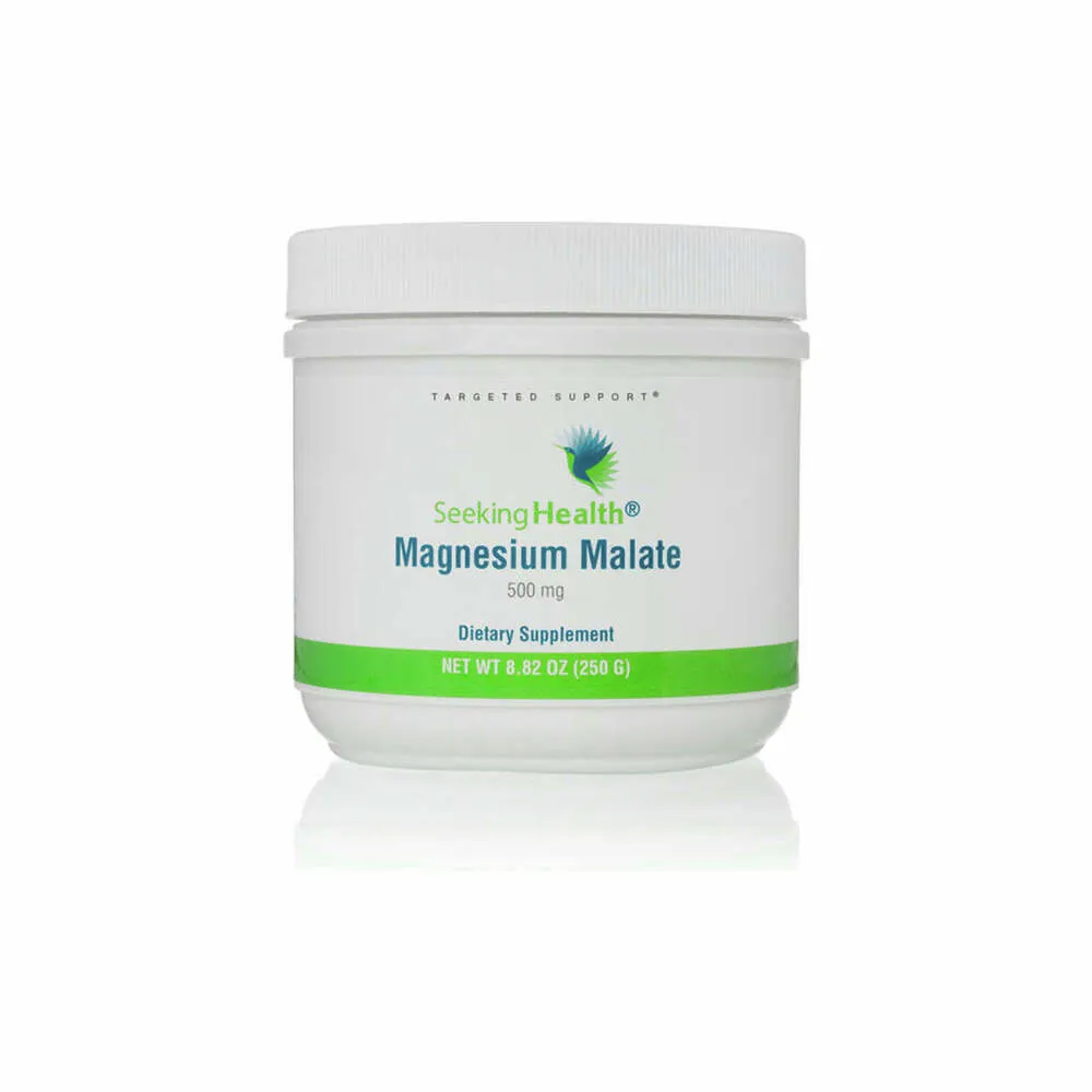 Magnesium Malate Powder 500mg - 250g | Seeking Health