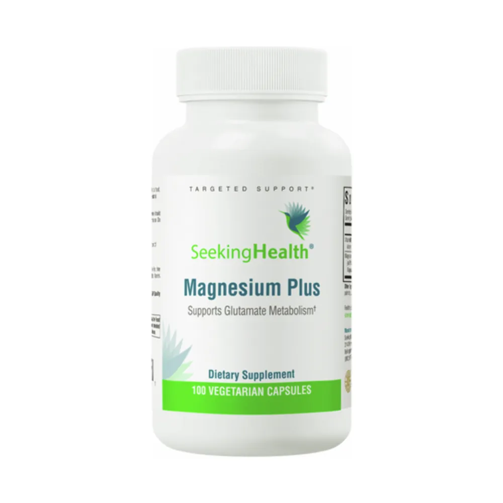 Magnesium Plus - 100 Capsules | Seeking Health