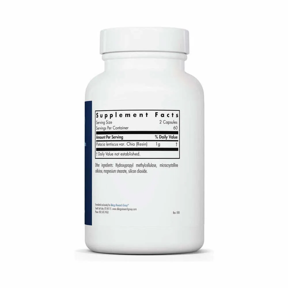 Mastica (Chios Gum Mastic) 500mg - 120 Capsules | Allergy Research Group
