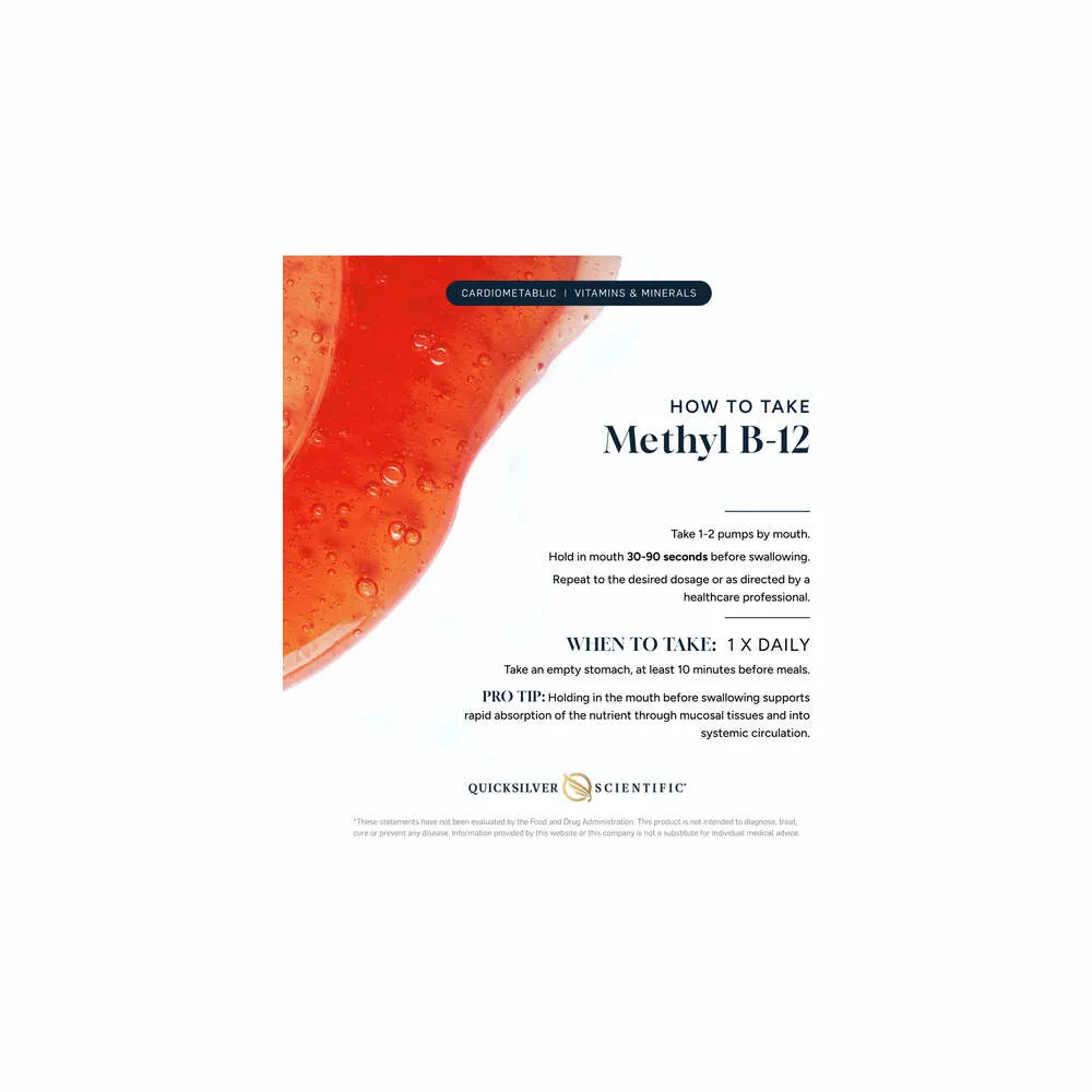 Methyl B12 - 30ml | Quicksilver Scientific