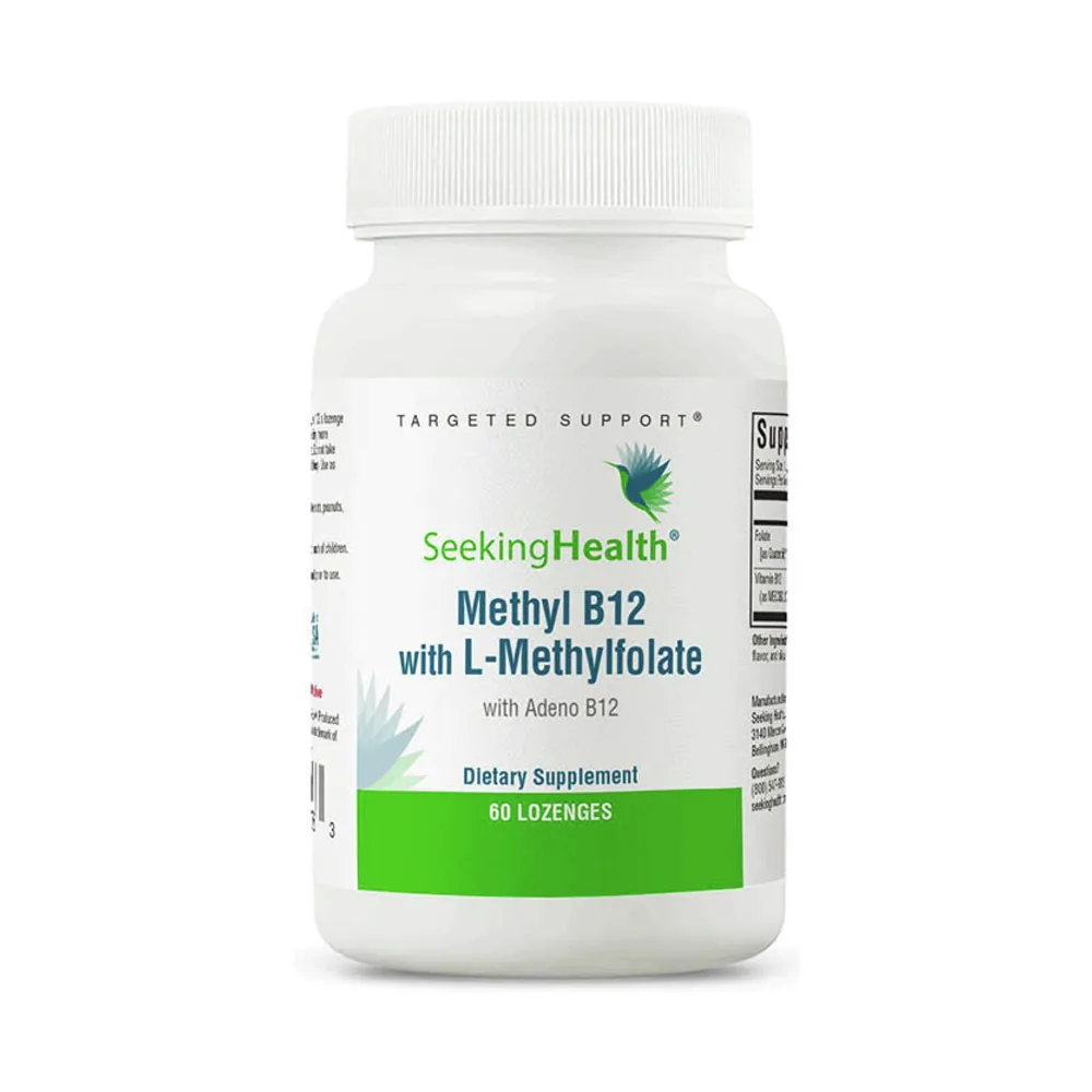 Methyl B12 with L-Methylfolate - 60 Lozenges | Seeking Health