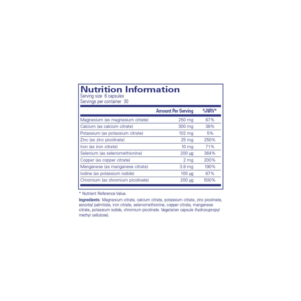 Mineral 650A - 180 Capsules | Pure Encapsulations