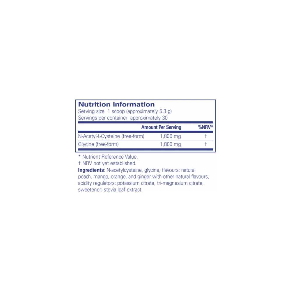 NAC + Glycine Powder - 159g | Pure Encapsulations