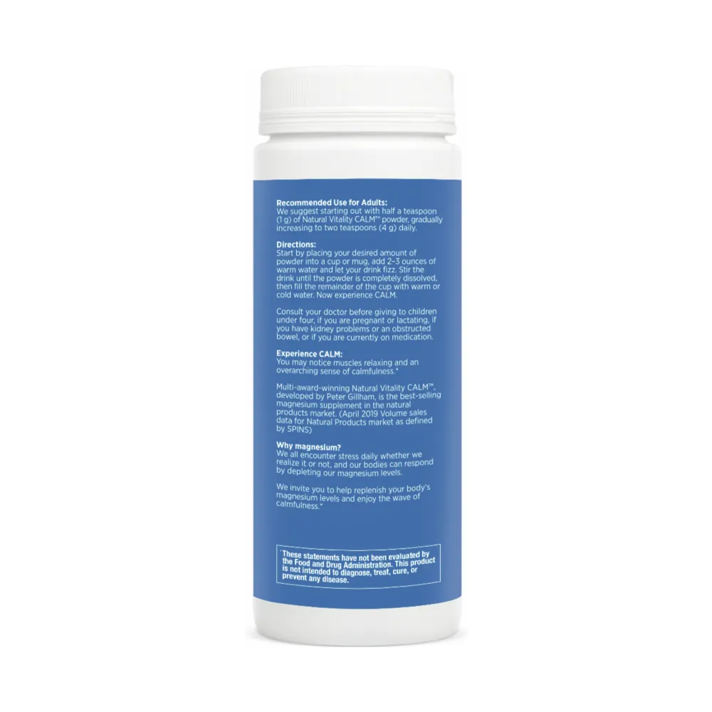 CALM (Orange Flavour) - 226g | Natural Vitality