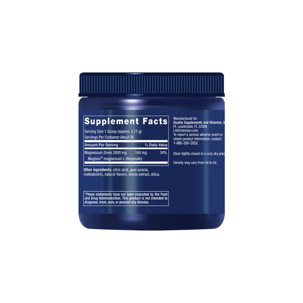 Neuro-Mag (Magnesium L-Threonate) - 93.35g | Life Extension