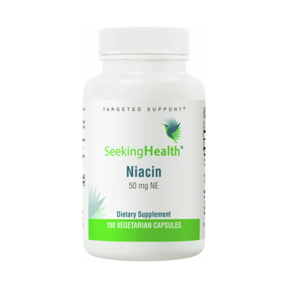 Niacin 50mg - 100 Capsules | Seeking Health